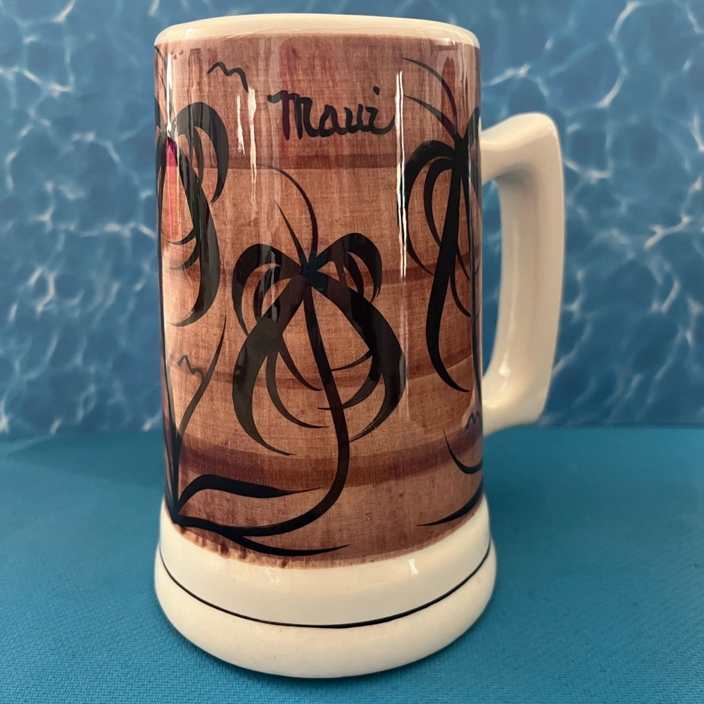 Vintage Maui Beer Stein
